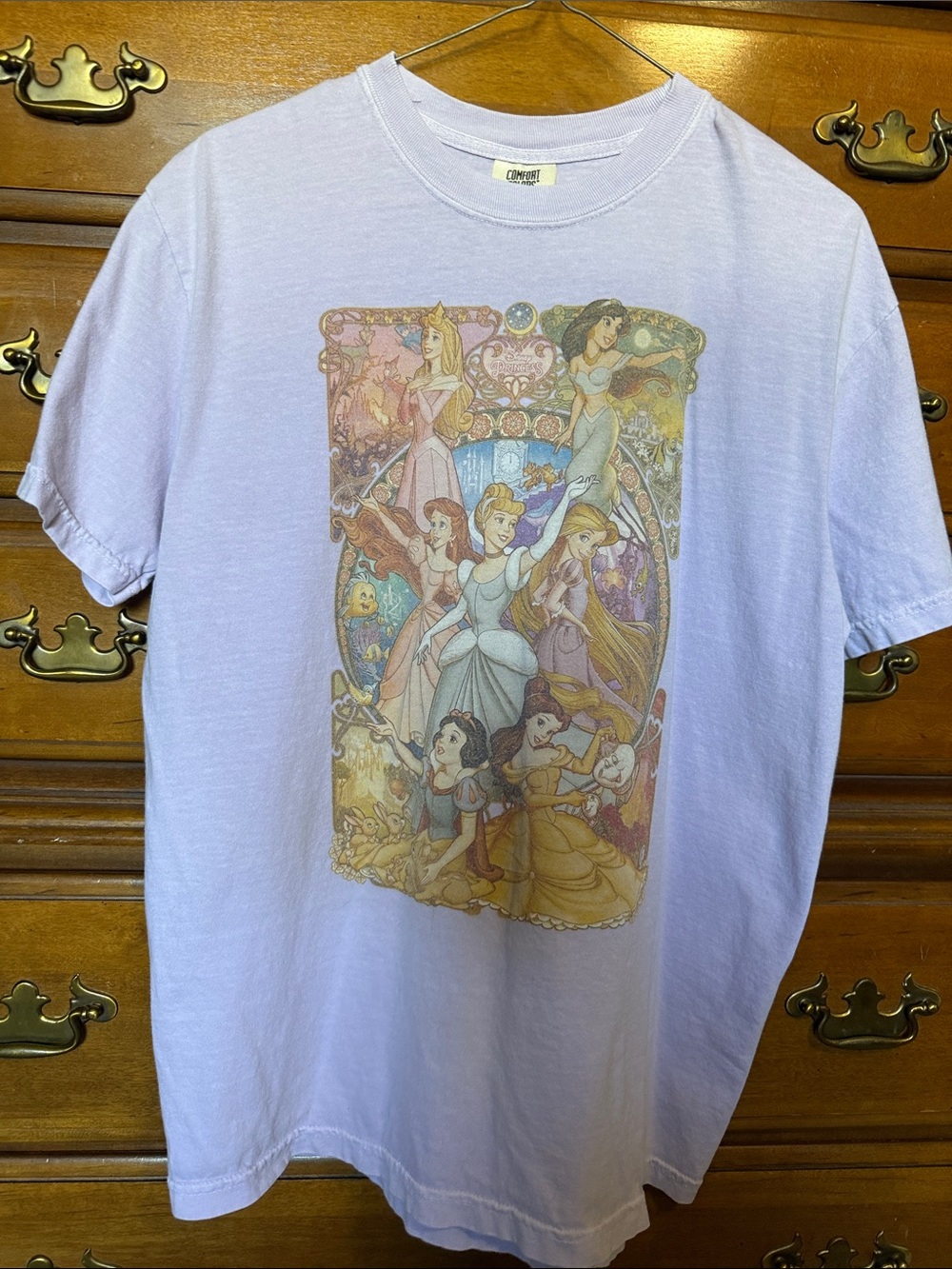 Comfort Colors Lavender Disney Princess Graphic Tee
